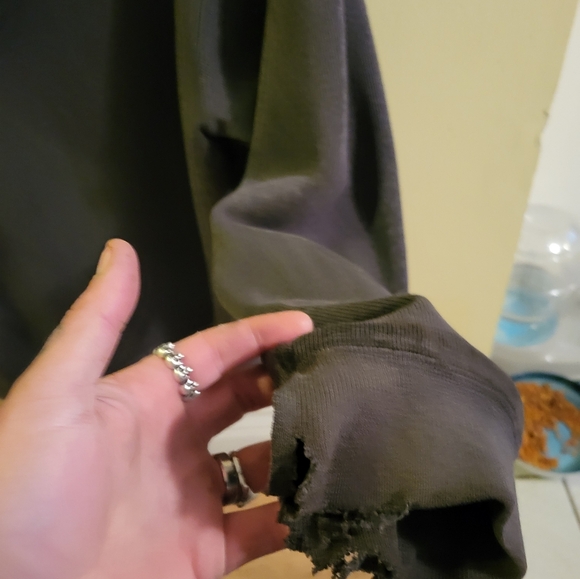 And1 Zip-up Hoodie Y2K Men's XL dark gray weathered - Picture 8 of 8